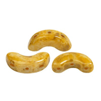 Arcos Beads White Stony Orange