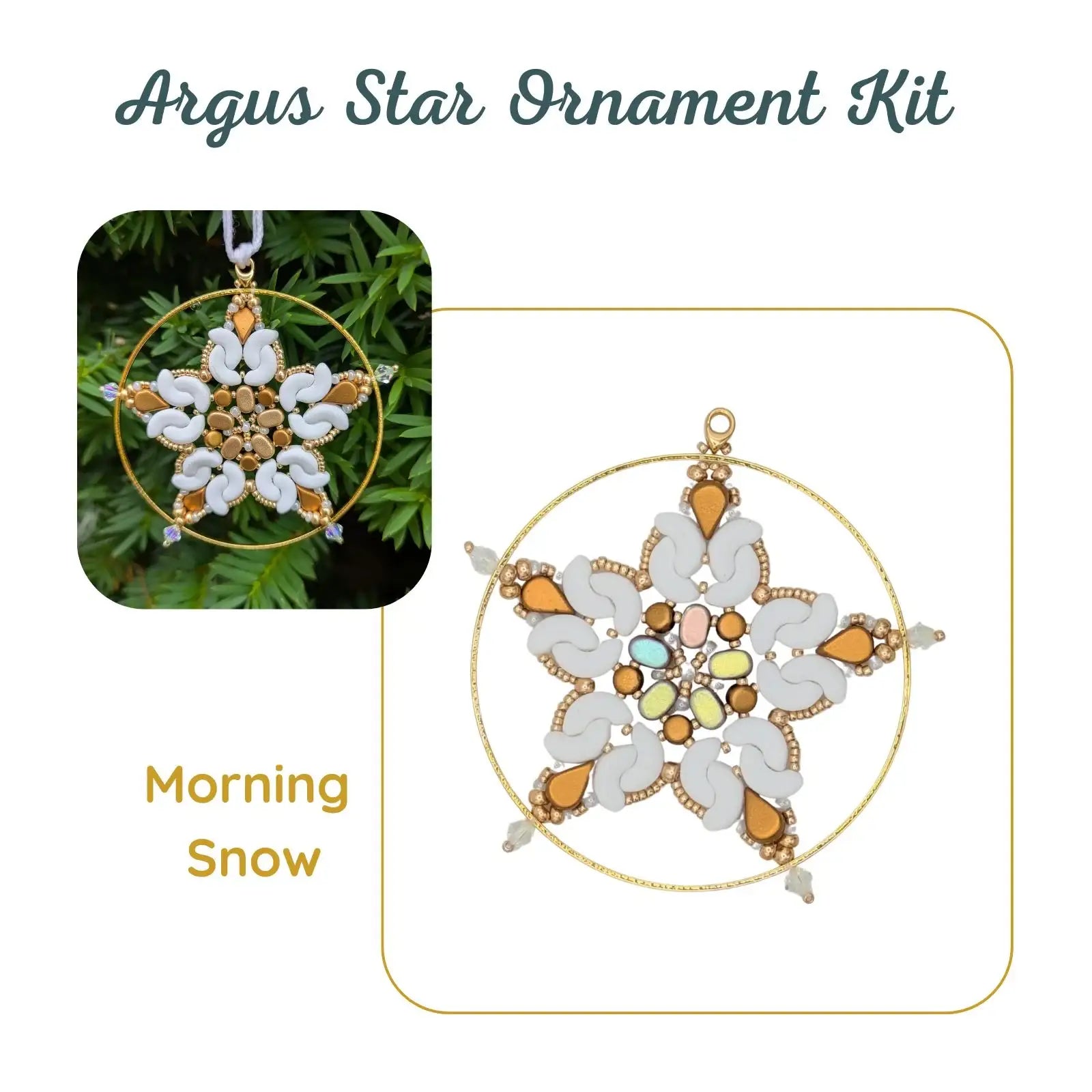 Argus Star Ornament Bead Kit, New 2025 Colors, 10 colors - The Argus Collection