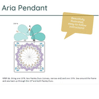 Aria Pendant Pattern by Barbara Lepak - Aria Pendant Pattern by Barbara Lepak - Default Title , The Argus Collection