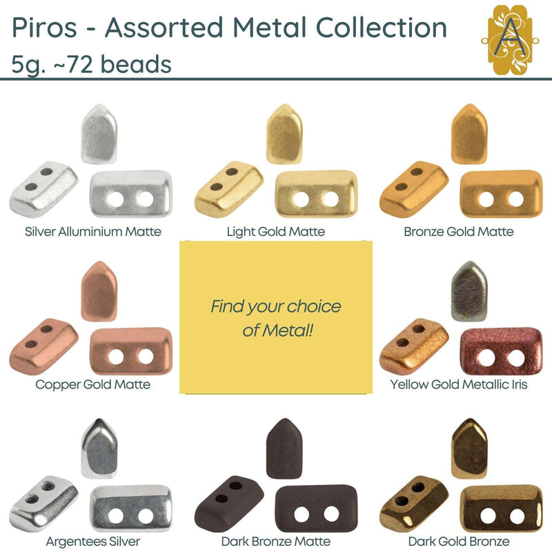 Piros par Puca, 5g, Assorted Metal Collection, 8 colors - The Argus Collection