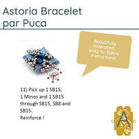 Astoria Bracelet Pattern Par Puca - The Argus Collection