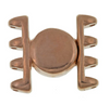 Cymbal Ateni IV, Superduo Bead Magnetic Clasp, 4 Finishes