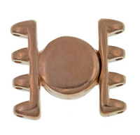Cymbal Ateni IV, Superduo Bead Magnetic Clasp, 4 Finishes