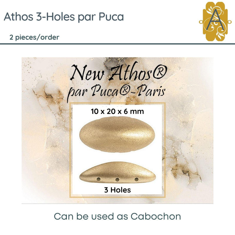 Athos 3-Holes par Puca, 2 pieces, Classic Collection, 6 colors - The Argus Collection