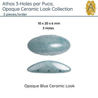 Athos 3-Holes par Puca, 2 pieces, Ceramic Look Collection, 5 Colors - The Argus Collection