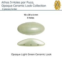 Athos 3-Holes par Puca, 2 pieces, Ceramic Look Collection, 5 Colors - The Argus Collection