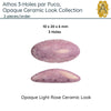 Athos 3-Holes par Puca, 2 pieces, Ceramic Look Collection, 5 Colors - The Argus Collection