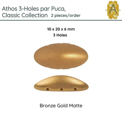 Athos 3-Holes par Puca, 2 pieces, Classic Collection, 6 colors - The Argus Collection