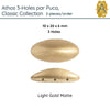 Athos 3-Holes par Puca, 2 pieces, Classic Collection, 6 colors - The Argus Collection