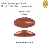 Athos 3-Holes par Puca, 2 pieces, Classic Collection, 6 colors - The Argus Collection