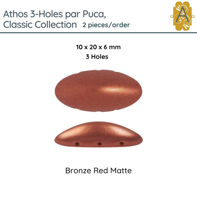 Athos 3-Holes par Puca, 2 pieces, Classic Collection, 6 colors - The Argus Collection