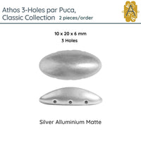 Athos 3-Holes par Puca, 2 pieces, Classic Collection, 6 colors - The Argus Collection