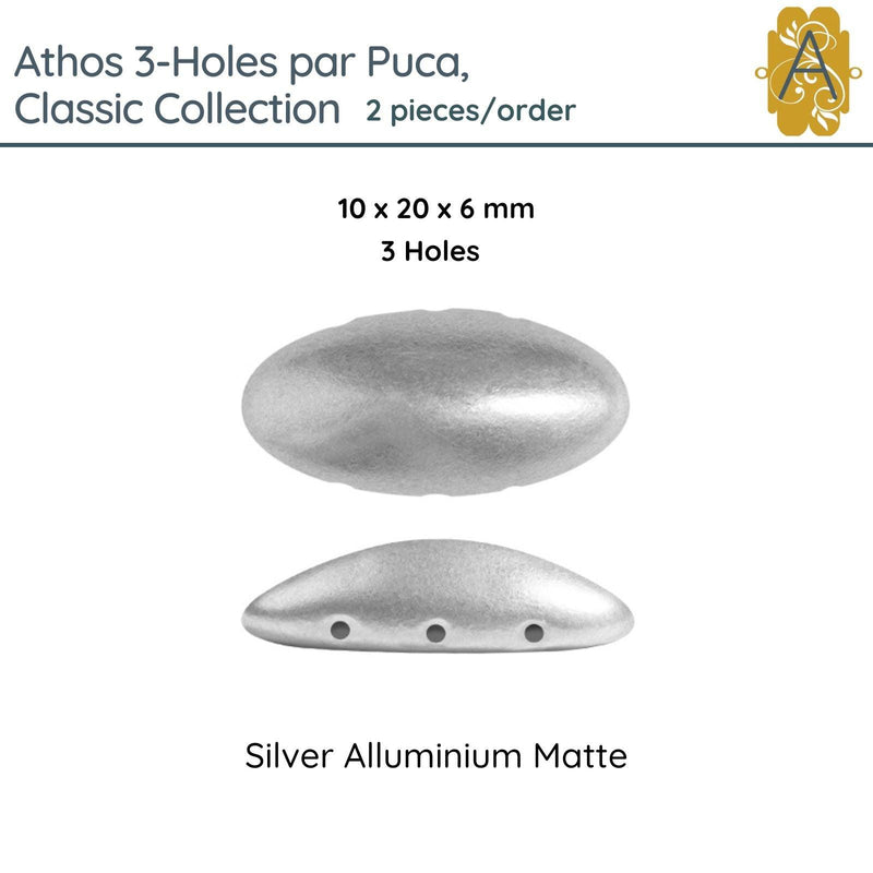 Athos 3-Holes par Puca, 2 pieces, Classic Collection, 6 colors - The Argus Collection