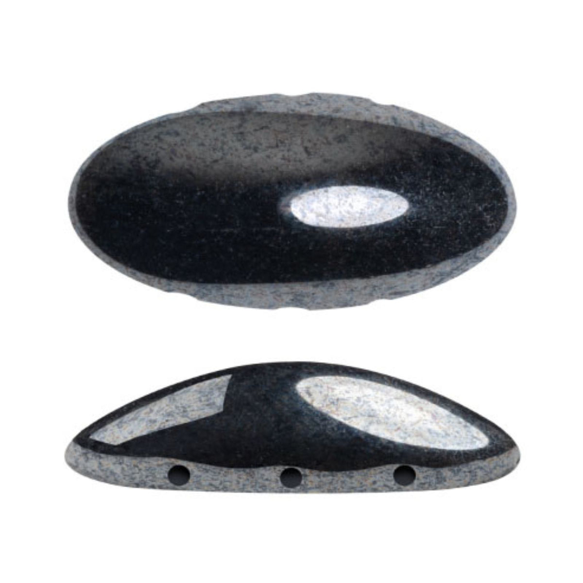 Athos 3-Holes Jet Hematite