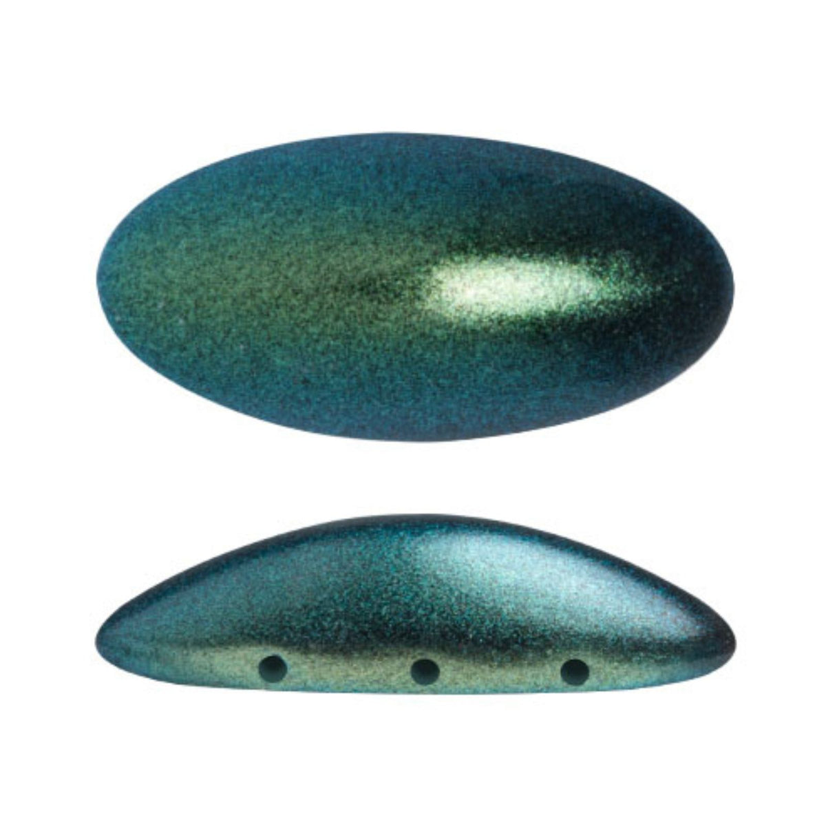 Athos 3-Holes Metallic Matte Green Turquoise
