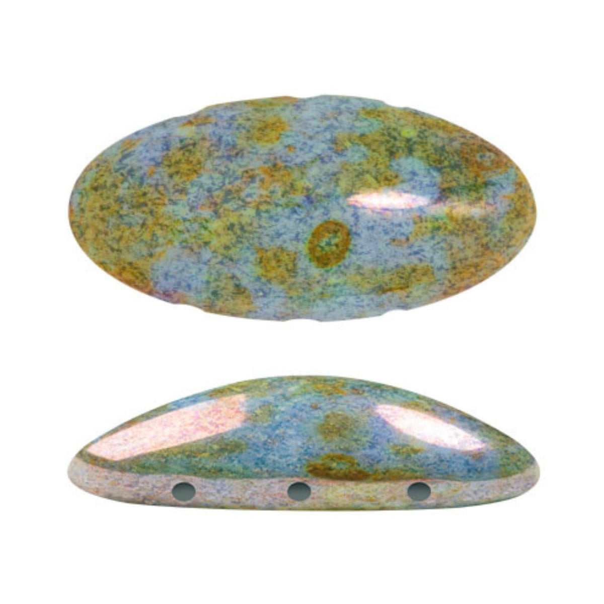 Athos 3-Holes Mix Blue Green Ceramic Look