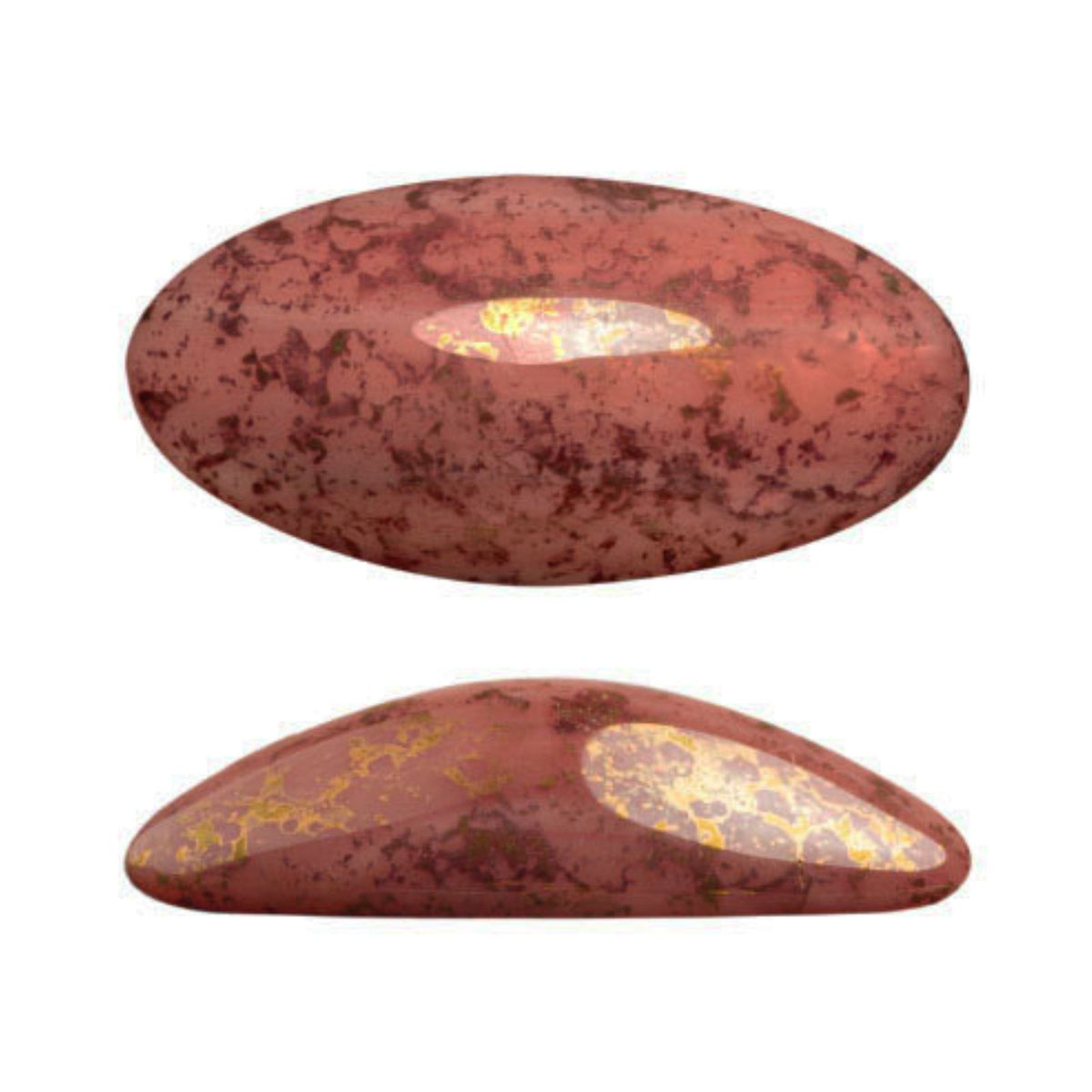 Athos Cabochon Rose Bronze