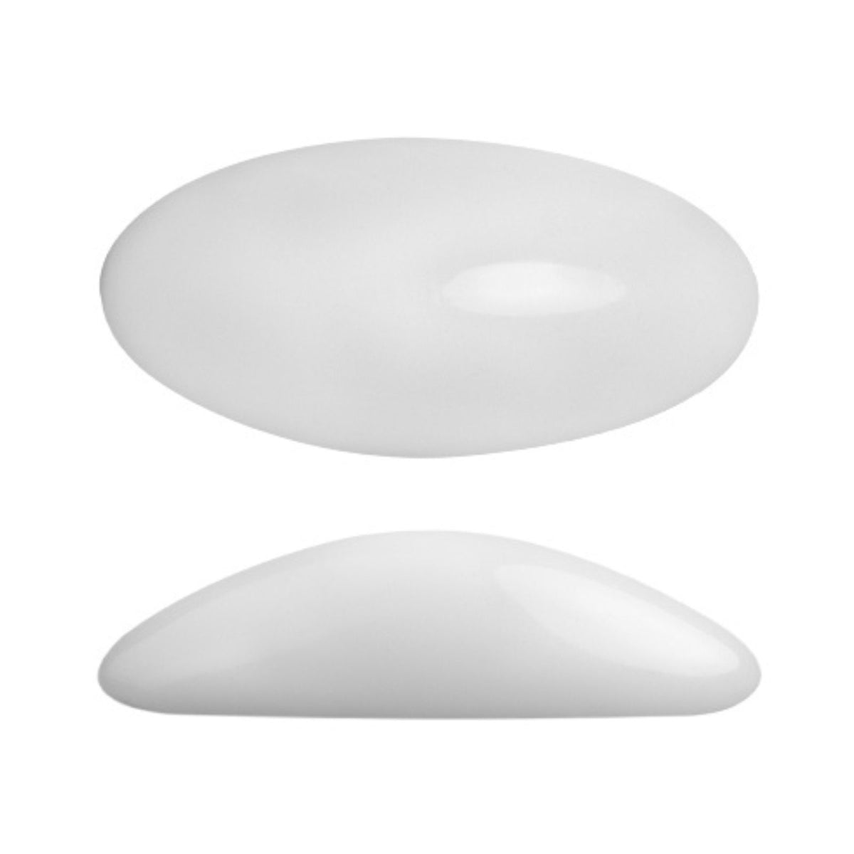Athos Cabochon Opaque White
