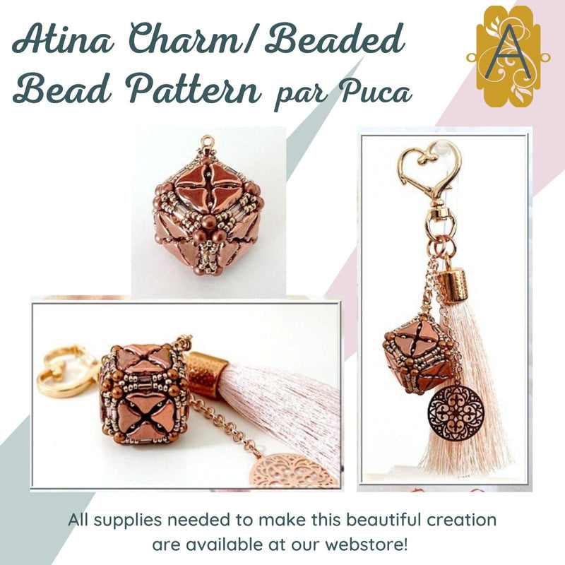 Atina Charm or Dangle Pattern par Puca - The Argus Collection