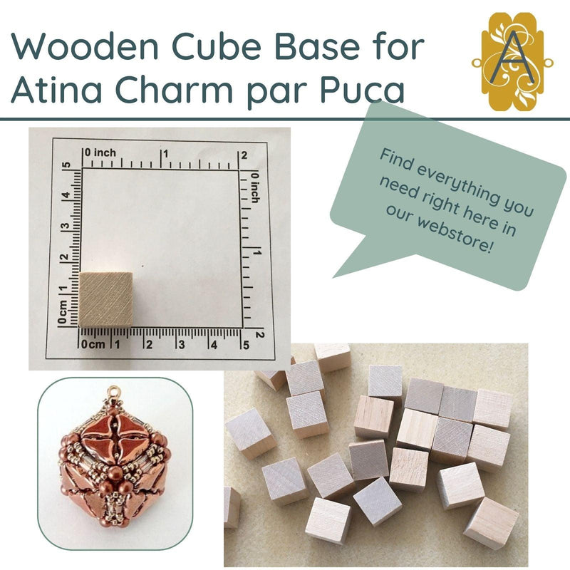 Wooden Cubes par Puca 15mm (2 Pieces) - The Argus Collection