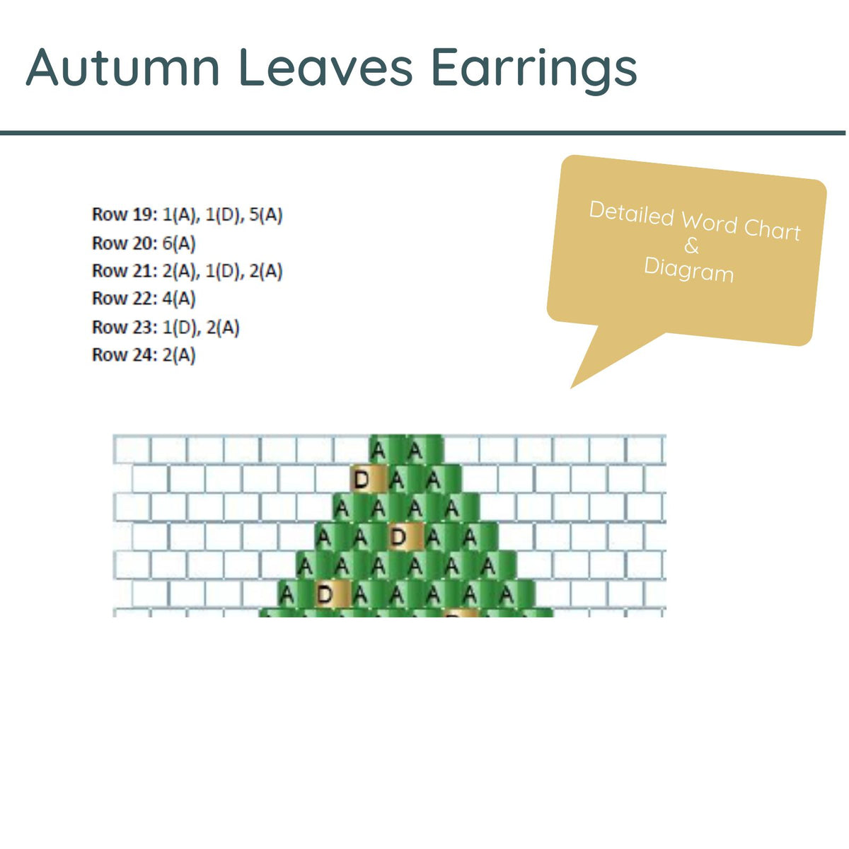Autumn Leaves Earrings Pattern