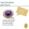 Azel Pendant Pattern par Puca - The Argus Collection