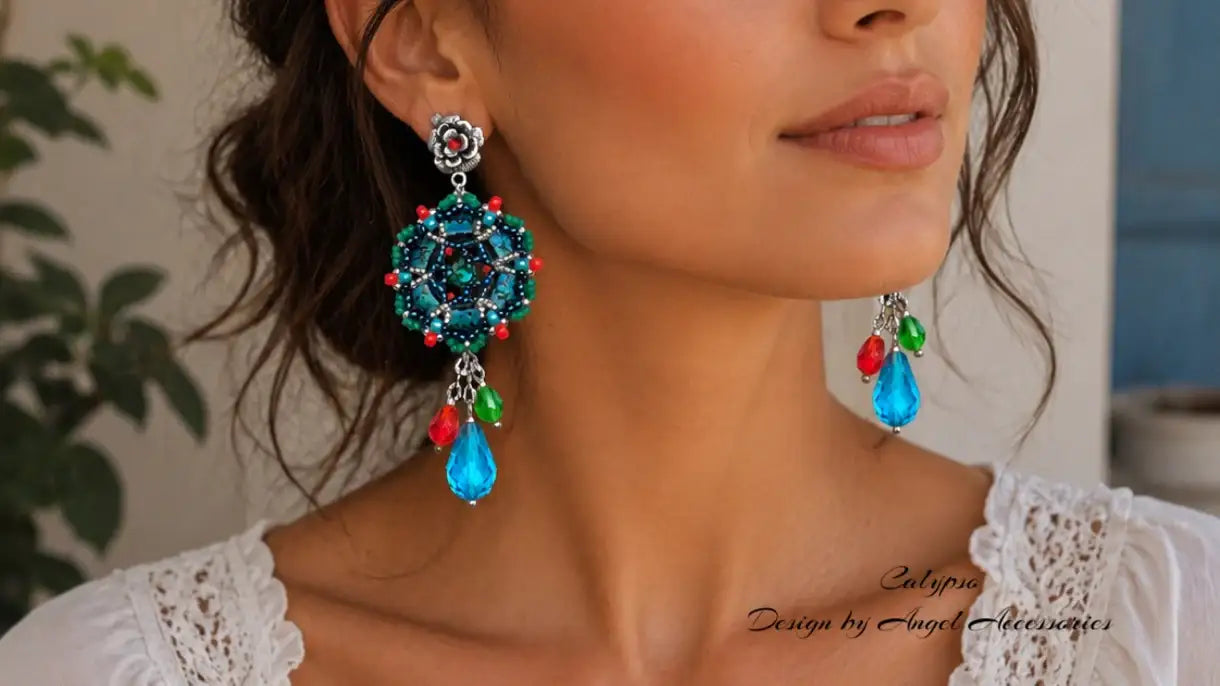 Calypso Earrings Pattern by Angel Accessories