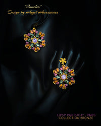 Camelia Earrings Pattern by Angel Accessories