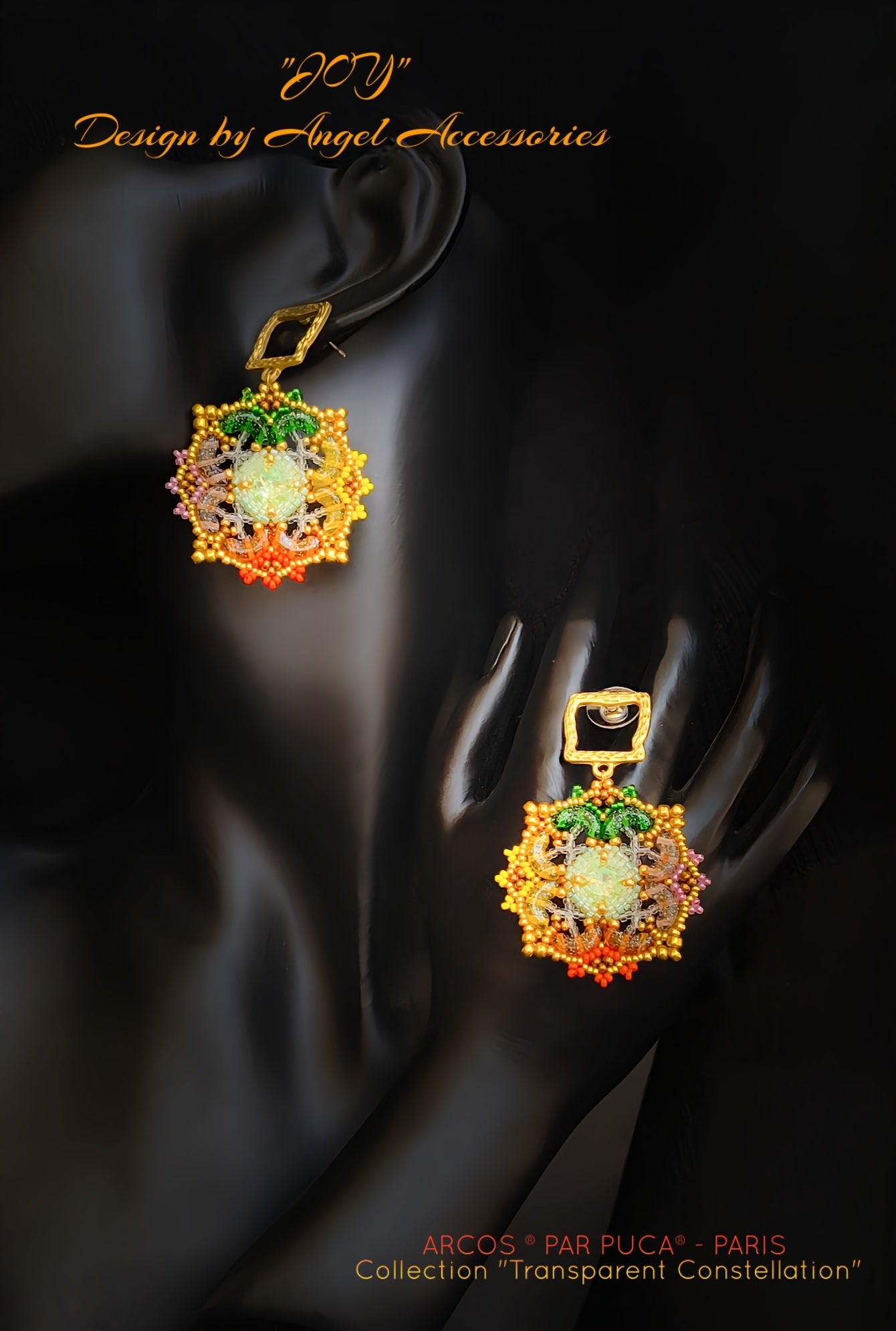 Joy Earrings Pattern by Angel Accessories