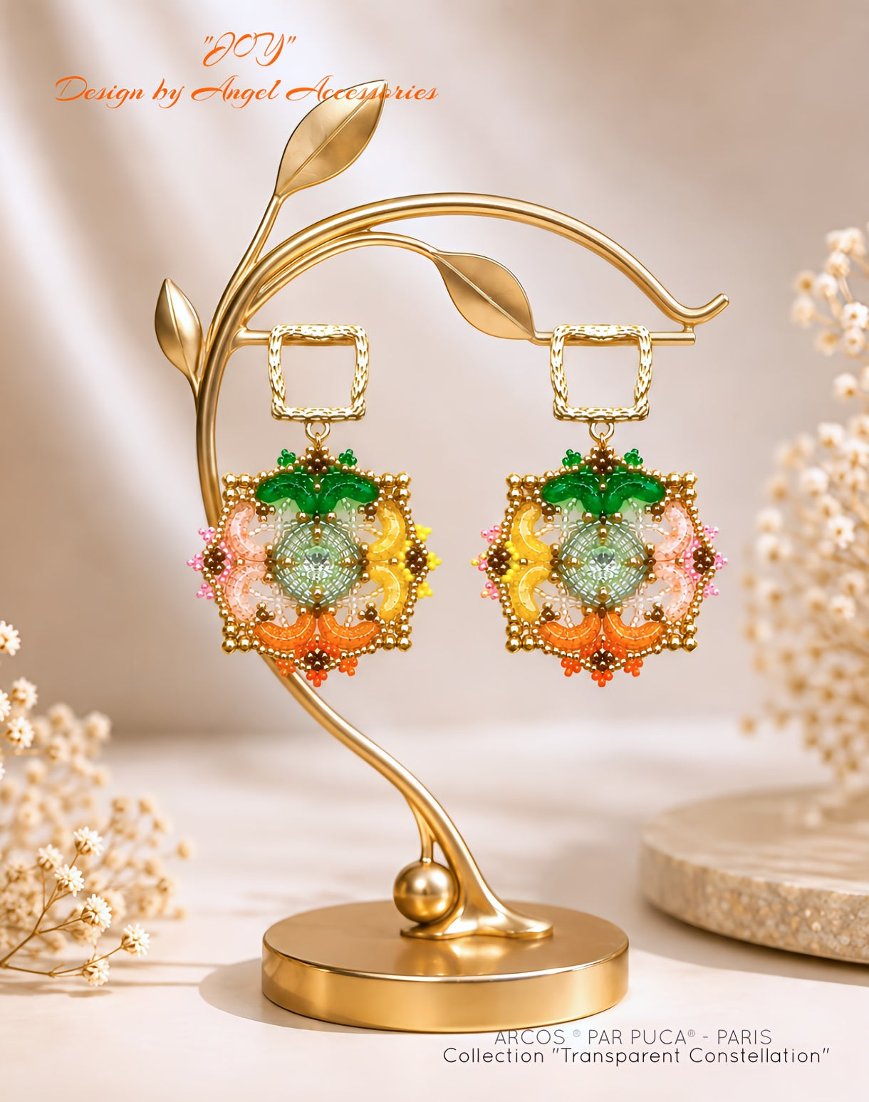 Joy Earrings Pattern by Angel Accessories