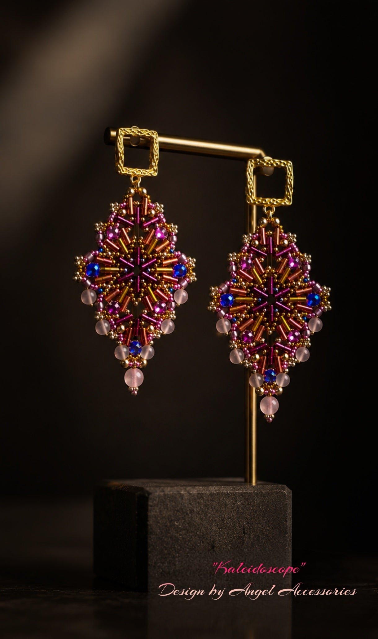 Kaleidoscope Earrings Pattern by Angel Accessories