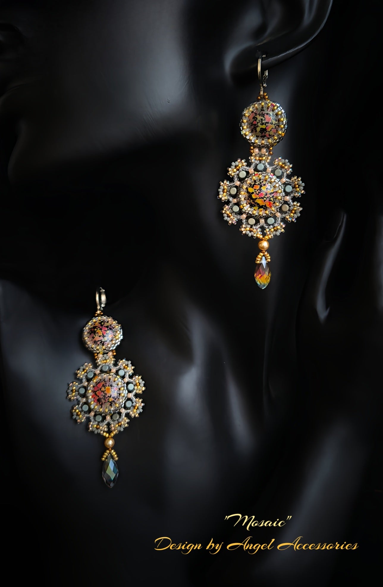 Mosaic Earrings Pattern by Angel Accessories