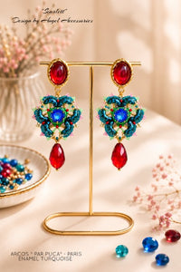 Scarlett Earrings Pattern by Angel Accessories