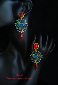 Scarlett Earrings Pattern by Angel Accessories