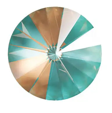 Brilliance Crystal Rivolis, 1122, 14mm, Cappuccino Delite - The Argus Collection