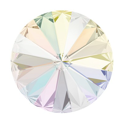 Brilliance Crystal Rivolis, 1122, 14mm, Crystal AB - The Argus Collection