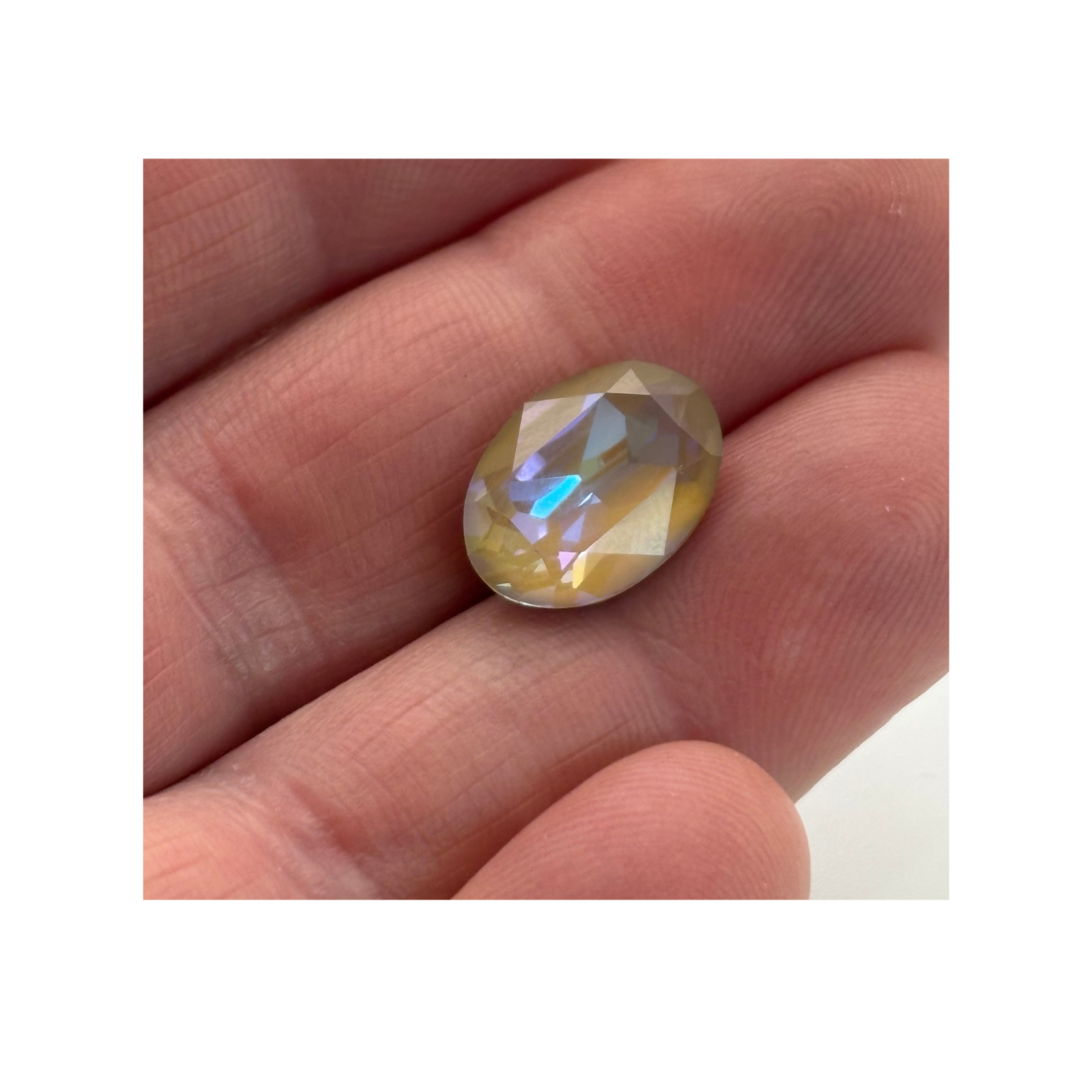 Brilliance Crystal, 4120 (14x10mm) Fancy Stones, Cappuccino Delite