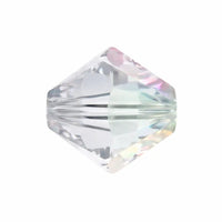 Brilliance Crystal Bicones 5328, 3mm, Crystal AB - The Argus Collection