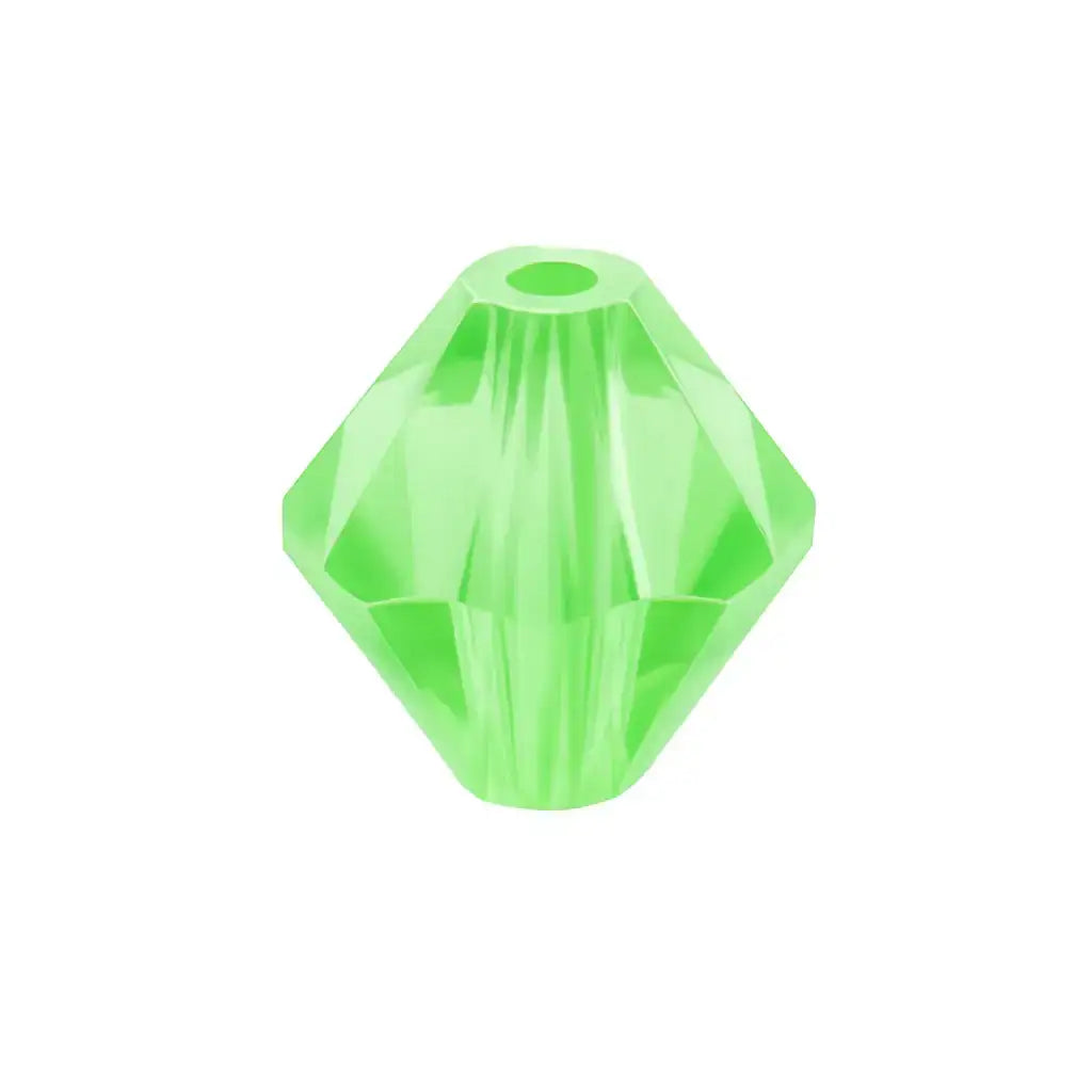 6mm Peridot crystal bicone