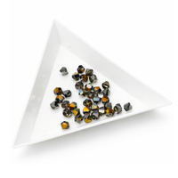 Brilliance Austrian Crystal Bicones 5328, 4mm, Volcano Coated - Brilliance Austrian Crystal Bicones 5328, 4mm, Volcano Coated - 12 Pieces , The Argus Collection