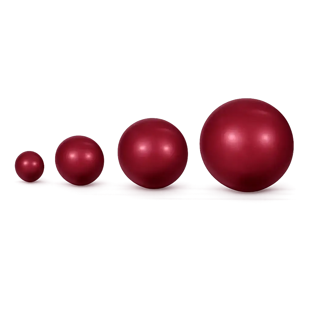 Brilliance Austrian Crystal Pearls 5810, Bordeaux - The Argus Collection