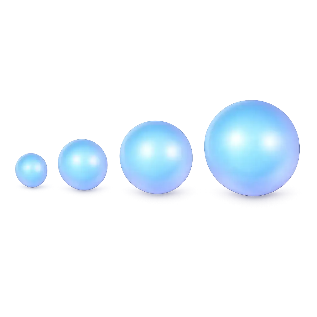 Brilliance Austrian Crystal Pearls 5810, Iridescent Light Blue - The Argus Collection