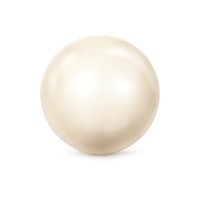 Brilliance Austrian Crystal Pearls 5810, Light Cream Rose - The Argus Collection