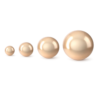 Brilliance Austrian Crystal Pearls 5810, Light Gold - The Argus Collection