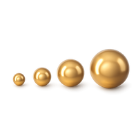 Brilliance Austrian Crystal Pearls 5810, Bright Gold