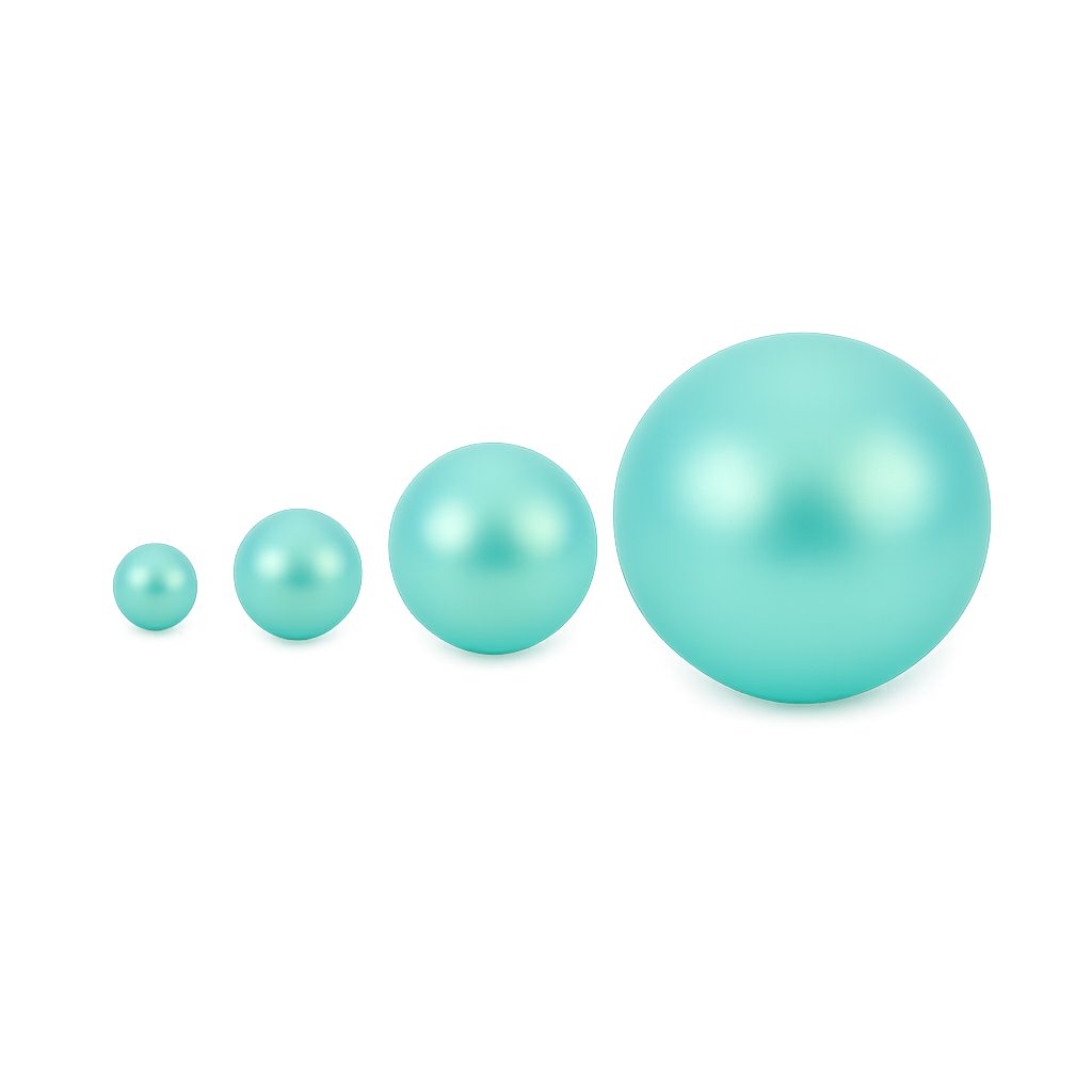 Brilliance Crystal Pearls 5810, Iridescent Light Turquoise, 3, 4, 6 or 8mm