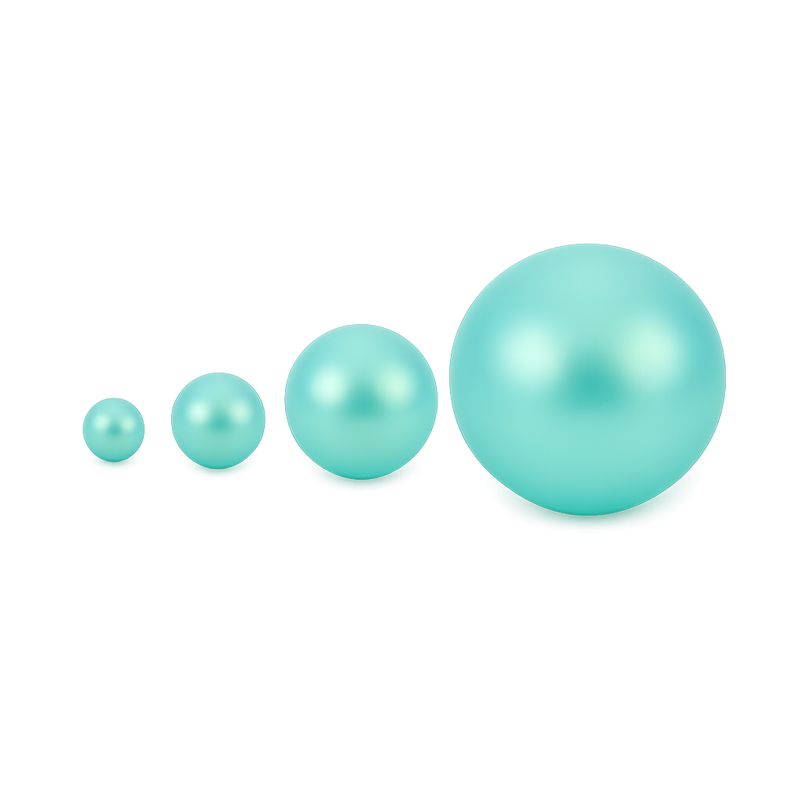 Brilliance Crystal Pearls 5810, Iridescent Light Turquoise, 3, 4, 6 or 8mm
