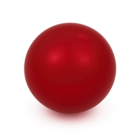 Brilliance Crystal Pearl Rouge, single round red pearl