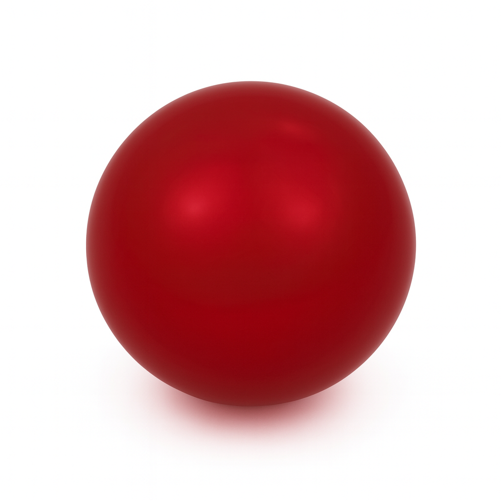 Brilliance Crystal Pearl Rouge, single round red pearl