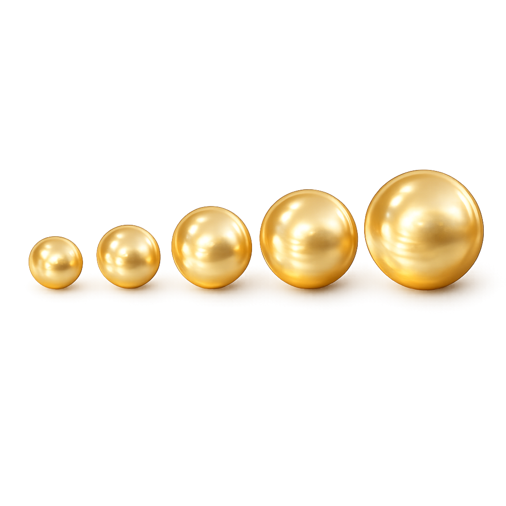 Brilliance Austrian Crystal Pearls 5810, Gold